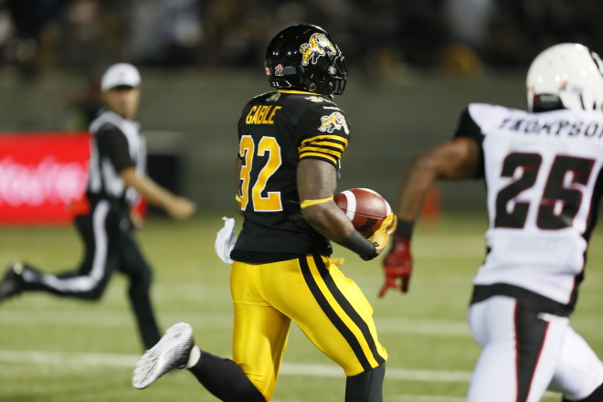 July 26, 2014; Hamilton, ON; Hamilton Tiger-Cats defeat the Ottawa Redblacks 33-23 at Ron Joyce Stadium. Photo/mandatory credit John E. Sokolowski